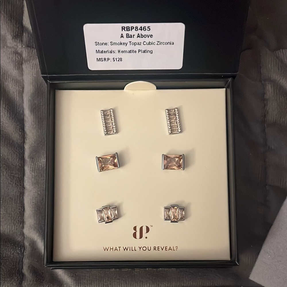 Bomb Party Jewelry Simply Studs Classic Edition set of 3